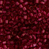 Delica 11/0 RD #1312 Red Wine Transparent Dyed 5.2g Vial